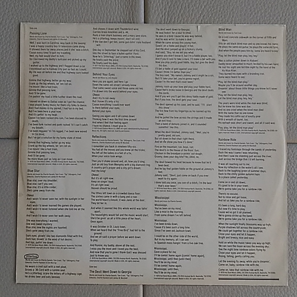 The Charlie Daniels Band - Million Mile Reflections LP - Picture 4 of 6